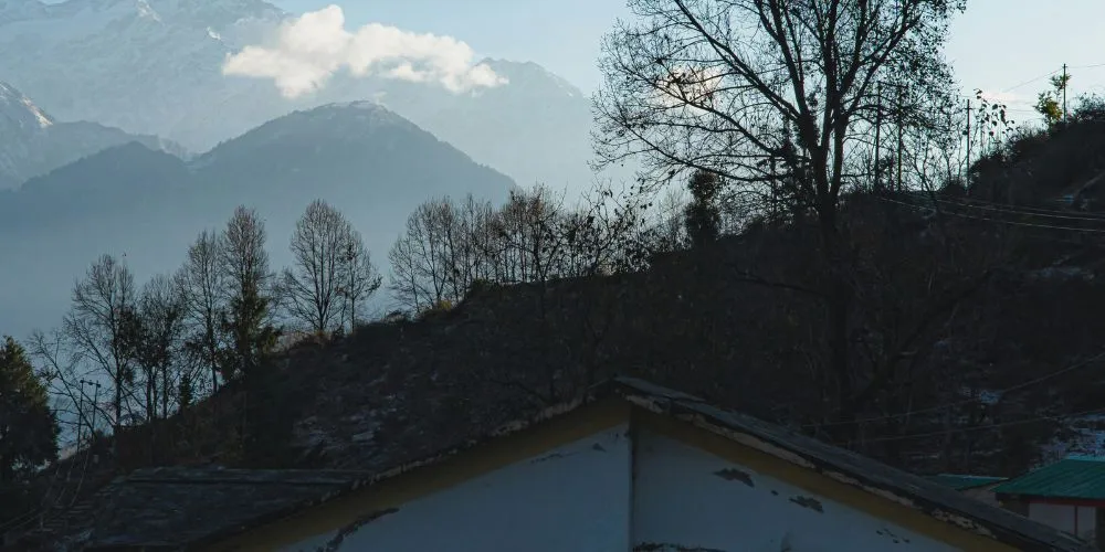 Himalayan Peaks from Munsyari