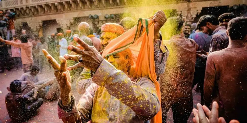 Brij Holi, Vrindavan