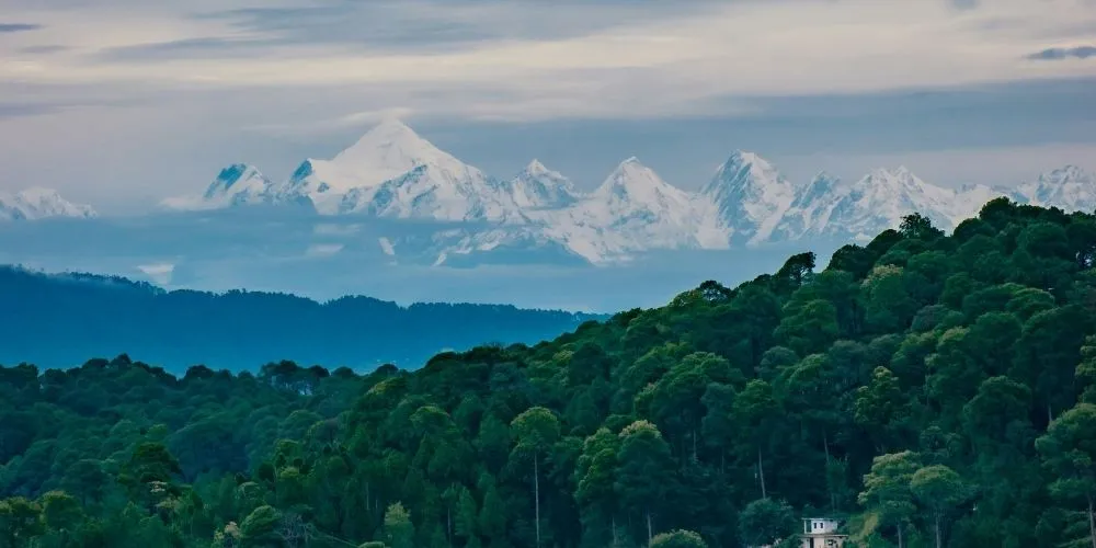 Panchachuli Peak from Darma Valley