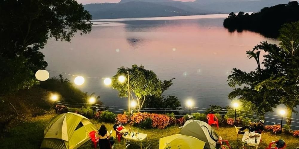 Camping by Pawna Lake