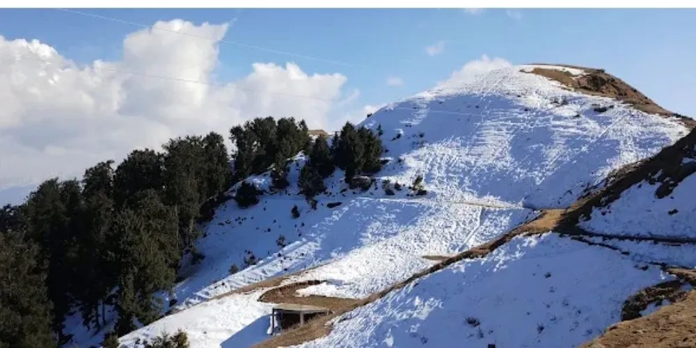 Snow cladded Trek Peak