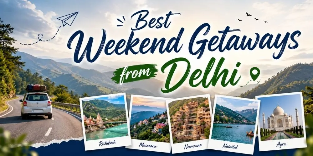 Best Weekend Getaways from Delhi for Every Traveller (2026)